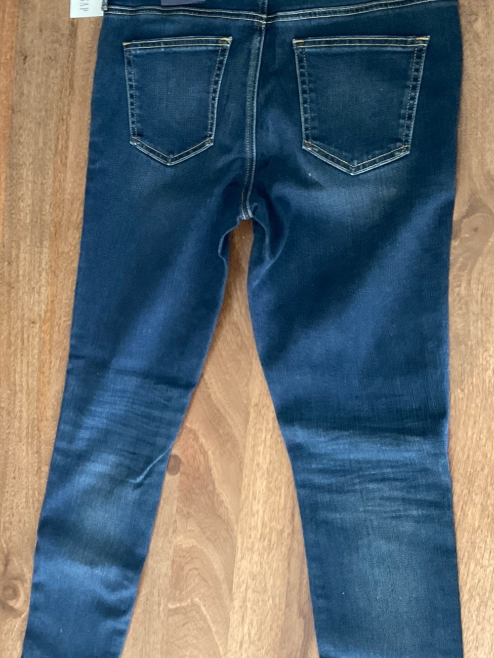 Women's Gap Dark Blue Stretch Mid Rise Skinny Jeans